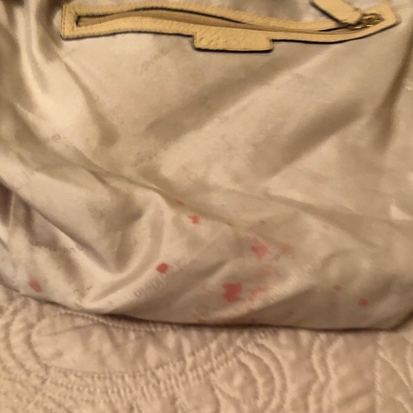 Calvin Klein Cream Leather Hobo Bag - Picture 9 of 9